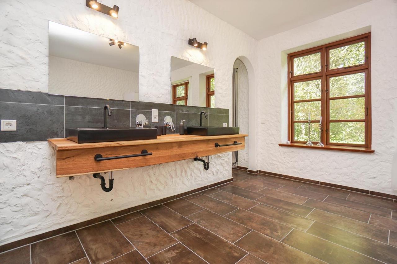 Ruhe Unter Reet-Haus Mit Sauna, Whirlpool Und Kamin Gnarrenburg Exterior foto